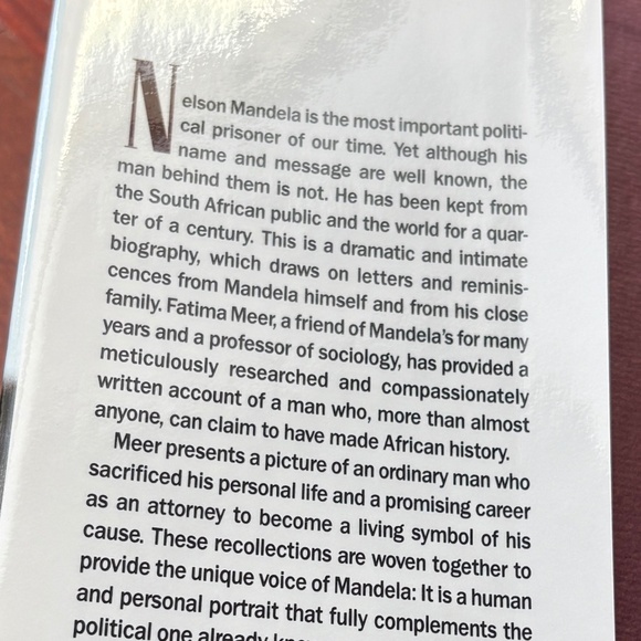 "Higher Than Hope" Nelson Mandela Biography Hardback Book - Picture 8 of 9